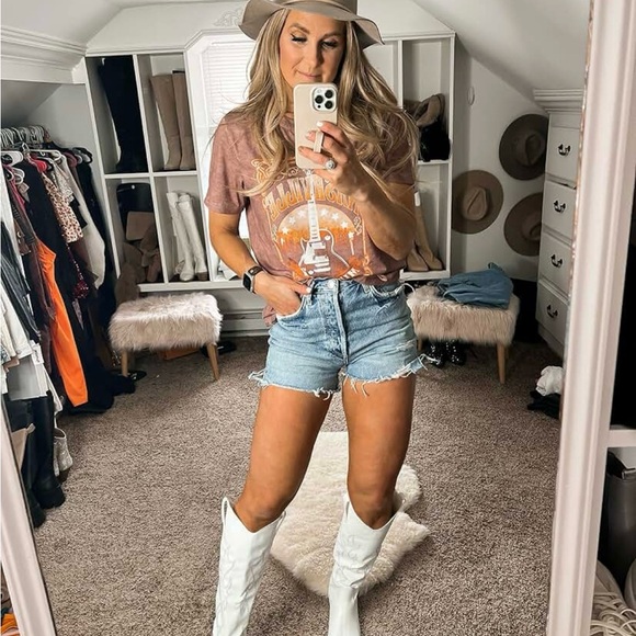 AGOLDE Dee Vintage High Rise Shorts Muse size 30 - Picture 9 of 10